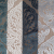 Blue/Brown Stiped Damask Cut-Out Velvet | Mood Fabrics