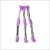 3-Pack DMC Size 6 Embroidery Floss #553 Violet | Mood Fabrics