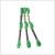 3-Pack DMC Size 6 Embroidery Floss #700 Bright Christmas Green | Mood Fabrics