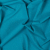 Surf Blue and Metallic Silver Striped Rib Knit | Mood Fabrics