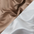 Tan and White Two-Tone Double Duchesse Satin | Mood Fabrics