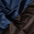 Brown and Navy Two-Tone Double Duchesse Satin | Mood Fabrics