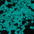 Bag of Teal Color Loose Sequins with Silver Back - 5mm | Mood Fabrics