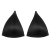 Black Triangle Bra Cup - Size 12 | Mood Fabrics