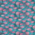 Pink and Blue Flamingo Printed Organic Viscose Batiste | Mood Fabrics