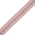 Pink and White Floral Woven Jacquard Ribbon - 1.5
