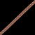 Orange and Brown German Jacquard Ribbon - 0.625