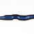 Italian Black and Blue Pleated Grosgrain Ribbon with Velvet Center - 1
