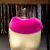 Hot Pink Fox Fur Headband or Scarf with VELCRO® Closure | Mood Fabrics