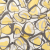 Yellow and Black Large-Scale Abstract Silk Chiffon | Mood Fabrics