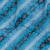 Blue Snakeskin Caye UV Protective Compression Swimwear Tricot with Aloe Vera Microcapsules | Mood Fabrics