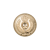 Italian Gold 2-Hole Crest Button - 32L/20mm | Mood Fabrics