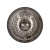 Italian Silver 2-Hole Crest Button - 44L/28mm | Mood Fabrics