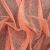 Platina Neon Orange Luxury Tulle with Metallic Platinum Glitter | Mood Fabrics