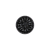 Vintage Black Floral Shank Back Glass Button - 22L/14mm | Mood Fabrics