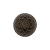 Bronze Floral Classical Dome Shaped Metal Coat Button - 32L/20mm | Mood Fabrics