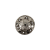 Italian Nickel Floral Shank Back Button - 24L/15mm | Mood Fabrics