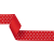 High Risk Red and White Polka Dots Grosgrain Ribbon - 1.625
