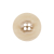 Italian Bone White, Brown and White Striated 4-Hole Plastic Button - 36L/23mm | Mood Fabrics