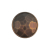 Italian Matte Bronze Faceted Metal Look Shank Back Button - 36L/23mm | Mood Fabrics