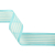 Turquoise Striped Sheer Ribbon with Opaque Borders - 1.5