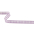 Lilac and Bright White Gingham Woven Ribbon - 0.625
