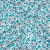 Turquoise, Lilac, and White Tiny Flowers Cotton Shirting | Mood Fabrics
