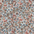 Red, Blue and Brown Tiny Flowers Cotton Shirting | Mood Fabrics