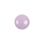 European Dark Lilac Self Back Glass Button - 20L/12.5mm | Mood Fabrics