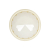 Italian White Faceted Dome Self Back Plastic Button - 40L/25.5mm | Mood Fabrics
