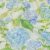 Blue, Green and White Hydrangeas Medium Weight Linen Woven | Mood Fabrics