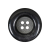 Charcoal Chunky Rolled Rim 4-Hole Plastic Button - 42L/27mm | Mood Fabrics