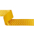 Golden Yellow and White Polka Dot Satin Ribbon - 1.5