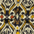 Italian Black, Mustard and Brown Ikat Spots Silk Charmeuse | Mood Fabrics