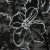 Metallic White, Gray and Black Onyx Mottled Floral Outlines Luxury Brocade | Mood Fabrics
