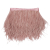 Light Coral Single Ply Ostrich Feather Fringe Trim - 5