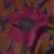 Metallic Magenta, Burnt Orange and Blue Tropical Flowers Luxury Brocade | Mood Fabrics