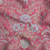 Pink, Pale Blue and Silver Floral Damask Metallic Luxury Brocade | Mood Fabrics