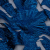 Metallic Blue Firework Flowers Luxury Burnout Brocade | Mood Fabrics