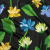 Mood Exclusive Black Highrise Blooms Stretch Cotton Sateen | Mood Fabrics