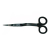 Mood Matte Black Double Curve Scissors with Matte Rubber Grips - 6