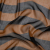 Mood Exclusive Brown Delray Daze Metallic Pinstriped Polyester Chiffon | Mood Fabrics
