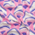 Mood Exclusive Pink Geometric Groove Cotton Poplin | Mood Fabrics