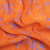 Mood Exclusive Orange and Purple Stamped on my Mind Viscose Georgette | Mood Fabrics