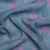 Mood Exclusive Blue and Purple Stamped on my Mind Viscose Georgette | Mood Fabrics