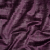 Kasa Eggplant Crosshatching Embossed Knit Velvet | Mood Fabrics
