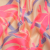 Neon Pink, Periwinkle and Beige Bamboo Lattice Lightweight Polyester and Viscose Luxury Brocade | Mood Fabrics