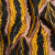 Metallic Brown, Mustard and Black Abstract Islands Ribbed Burnout Luxury Brocade | Mood Fabrics