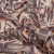 Red, Orange and Brown Wax Resist Floral Silk Chiffon | Mood Fabrics