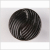Black Leather Button - 36L/23mm | Mood Fabrics